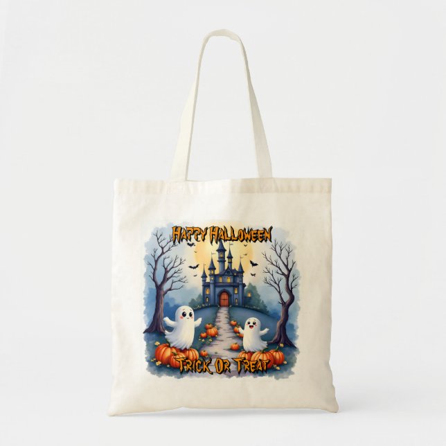 Tote Bag Collection Tendance Halloween Mignonne Épouvantabl (Devant)