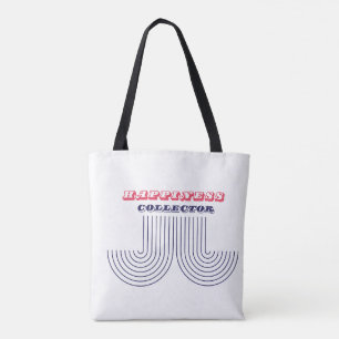 Tote Bag "Collector du bonheur" - Citation Joyeuse Fourre-t