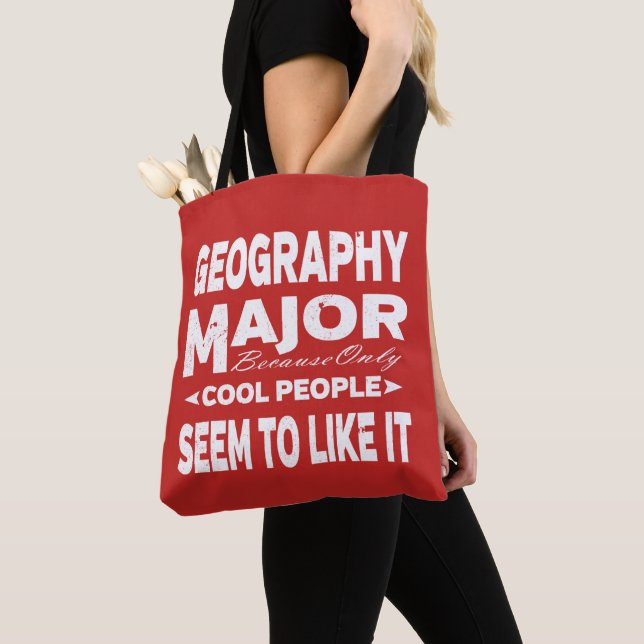 Tote Bag Collège de géographie Principaux Cool (De près)