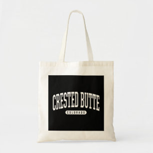 Tote Bag College Style Crested Butte Colorado Souvenir Cade