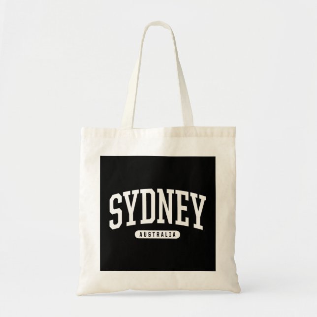 Tote Bag College Style Sydney Australie Souvenir Cadeau (Devant)