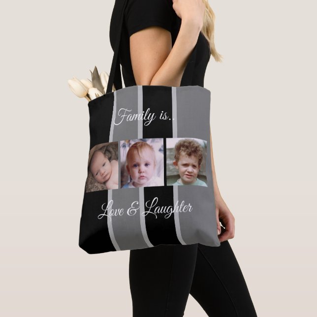 Tote Bag Coller ajouter vos propres photos personnalisées n (De près)