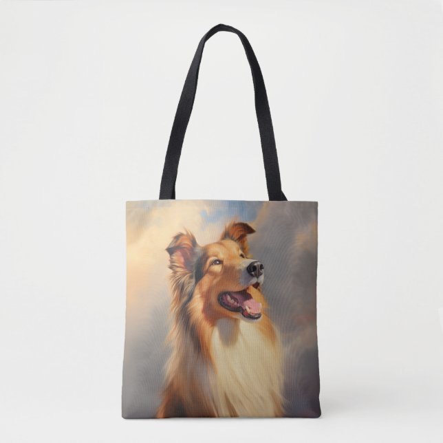 Tote Bag Collie rugueuse / Collie écossais (Devant)