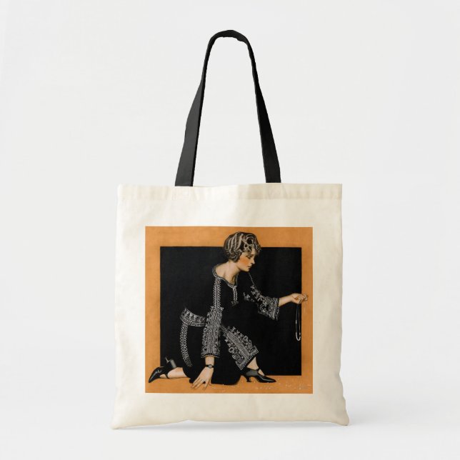 Tote Bag Collier cassé de perle (Devant)