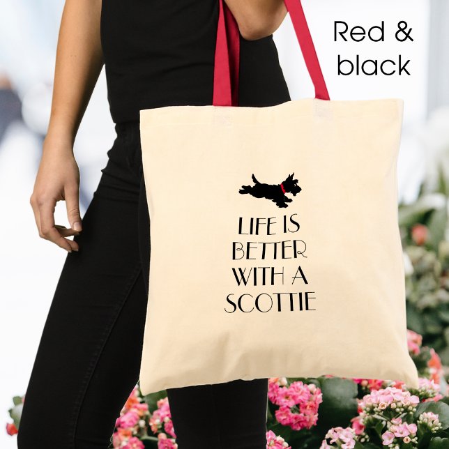 Tote Bag Collier rouge écossais personnalisé (Créateur téléchargé)