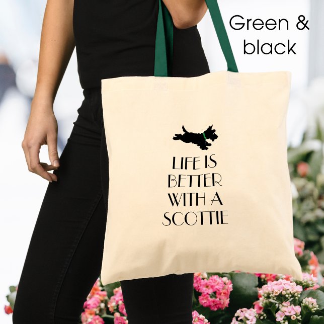 Tote Bag Collier vert écossais personnalisé (Créateur téléchargé)