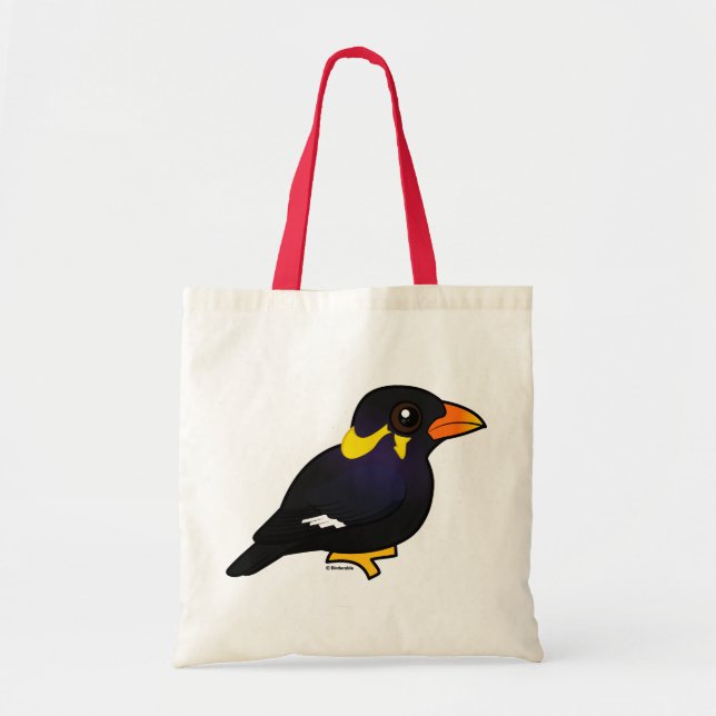 Tote Bag Colline commune Myna de Birdorable (Devant)