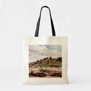 Tote Bag Colline de Montmartre avec carrière par Vincent va