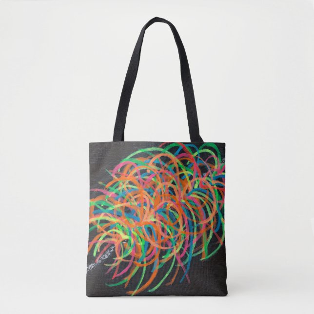 Tote Bag Collisions d'ions lourds fourre-tout double face (Devant)