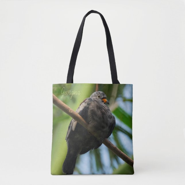 Tote Bag colombe de terrain (Devant)