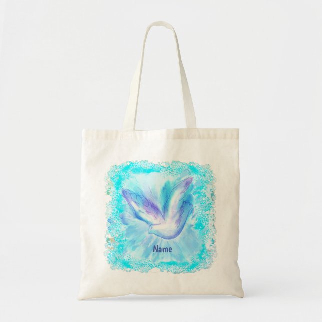 Tote Bag Colombe en vol (Devant)