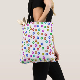 Tote Bag Color Dots
