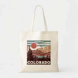Tote Bag Colorado vintage Montagnes Rocheuses Boho Colorado