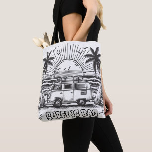 Tote Bag Coloration Surf Ocean Breeze