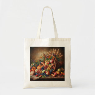 Tote Bag Coloré/Action de grâces/Cornucopie/automne
