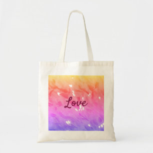 Tote Bag Coloré arc-en-ciel amour fierté lgbtq gay motif te