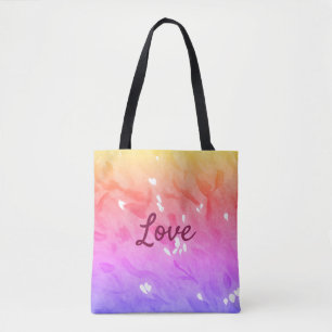 Tote Bag Coloré arc-en-ciel amour fierté lgbtq gay motif te