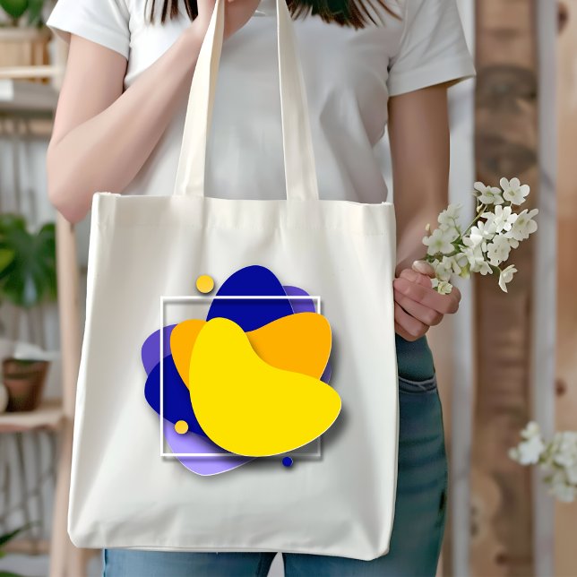 Tote Bag Coloré créatif géométrique (Créateur téléchargé)