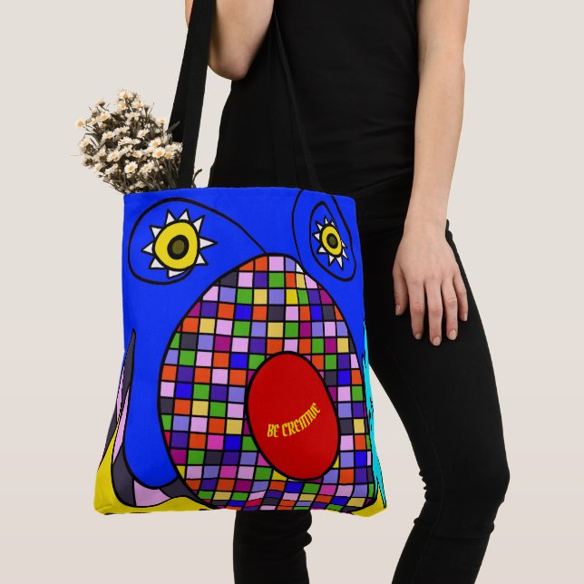 Tote Bag Coloré résumé (De près)