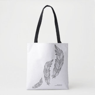 Tote Bag Colorez-moi illustration de griffonnage de zen