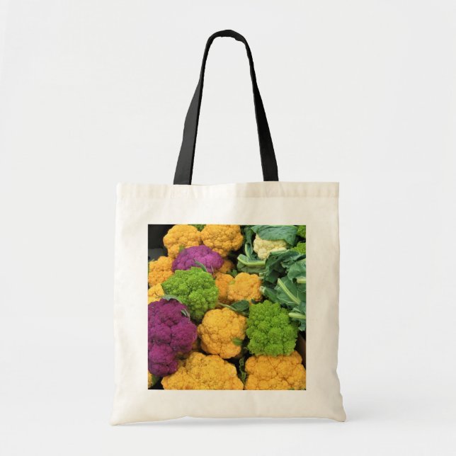 Tote Bag Colorful Cauliflower (Devant)