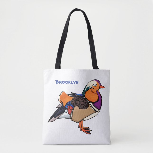 Tote Bag Colorful mandarin duck (Devant)