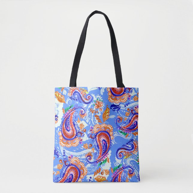 Tote Bag Colorful paisible sans couture motif (Devant)