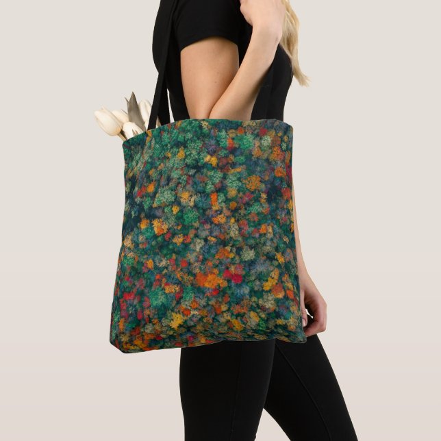 Tote Bag Colorful Treetops (De près)