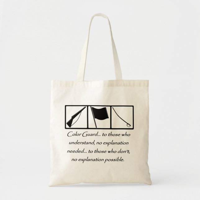 Tote Bag Colorguard comprenant Fourre-tout (Devant)