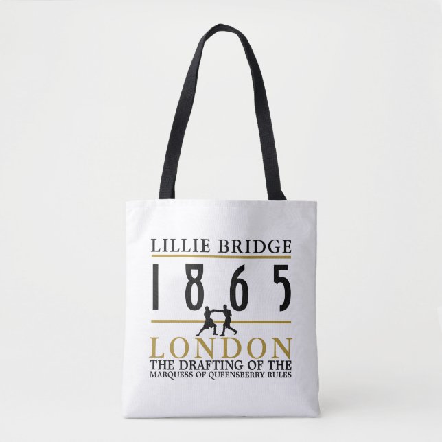 Tote Bag Combat de boxe, règles de Queensberry (Devant)