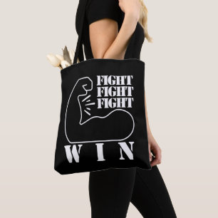 Tote Bag Combattre, combattre, combattre, gagner