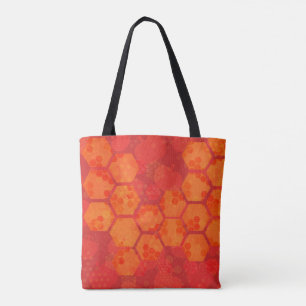 Tote Bag Combe de miel orange