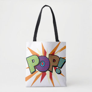 Tote Bag Comic Book Pop Art POP! POW !