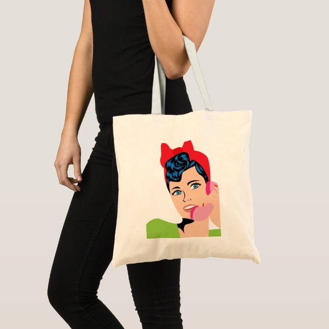 Tote Bag Comic Pop Art (Devant (produit))