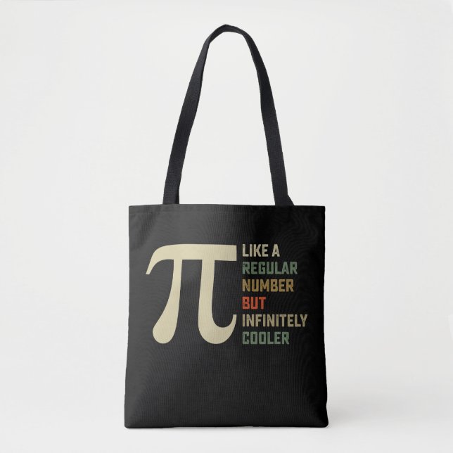 Tote Bag Comme un nombre régulier mais infiniment plus cool (Devant)