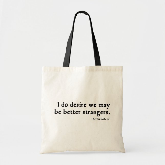 Tote Bag Comme vous l'aimez pour insulter (version 16thC) (Devant)