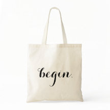 "commence."tote bag