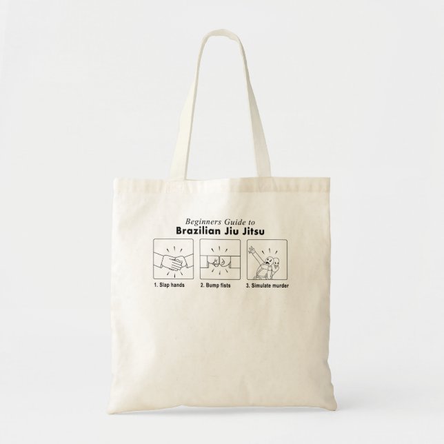 Tote Bag Comment Jiu Jitsu MIXED MARTIAL ART BJJ Apparel Cl (Devant)