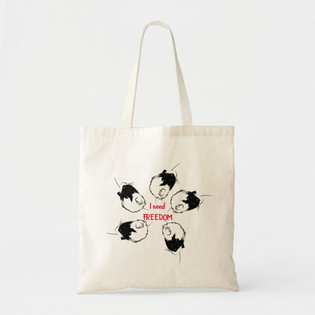 Tote Bag communauté d'amour, besoin de liberté (Devant)