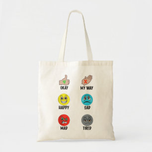 Tote Bag Communication d'images non verbales Autisme ABA SL