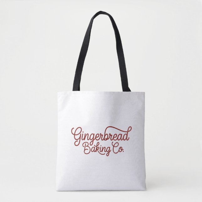 Tote Bag Compagnie de Biscuits de Noël au Gingembre  (Devant)