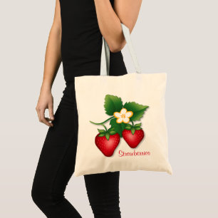 Tote Bag Compagnon de marché fraise