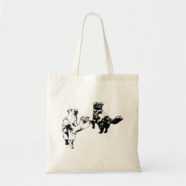 Tote Bag Compagnons citrouilles-promenades (Devant)