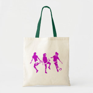 Tote Bag Compétences en football féminin Mauve