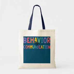 Tote Bag Comportement mignon est la communication pour spéc