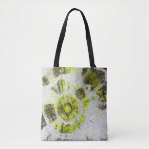 Tote Bag Composition #3 en colorant de cravate par Michael