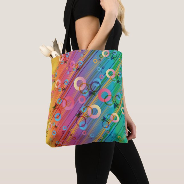 Tote Bag Composition Abstraite (De près)