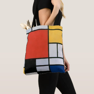 Tote Bag Composition Abstraite Vintage par Piet Mondrian