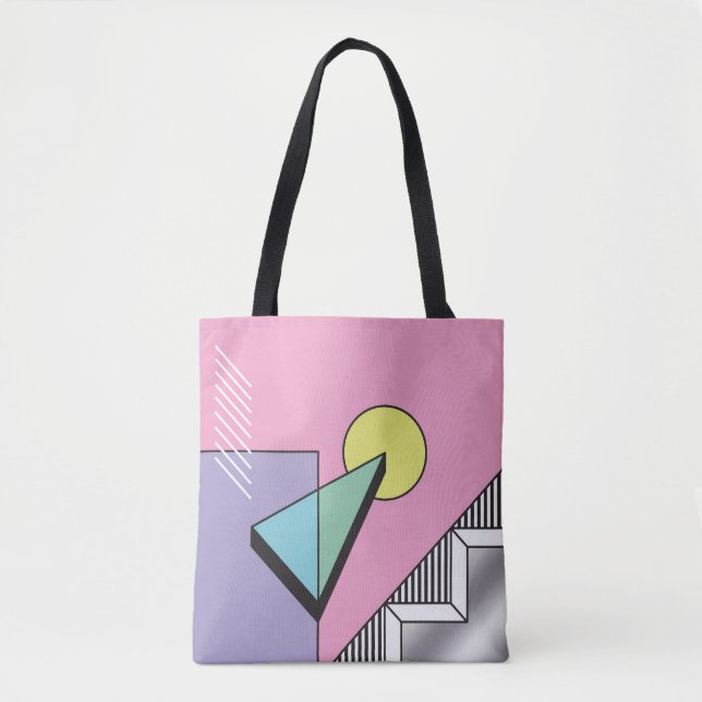 Tote Bag Composition géométrique Abstraite arrière - plan d (Devant)
