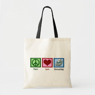 Tote Bag Comptabilité d'amour de paix